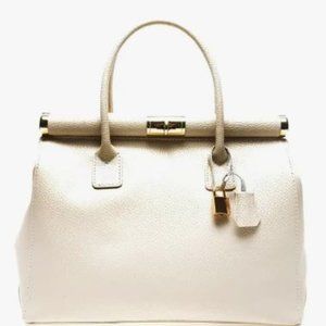 RENATA CORSI TOP CLASP SATCHEL